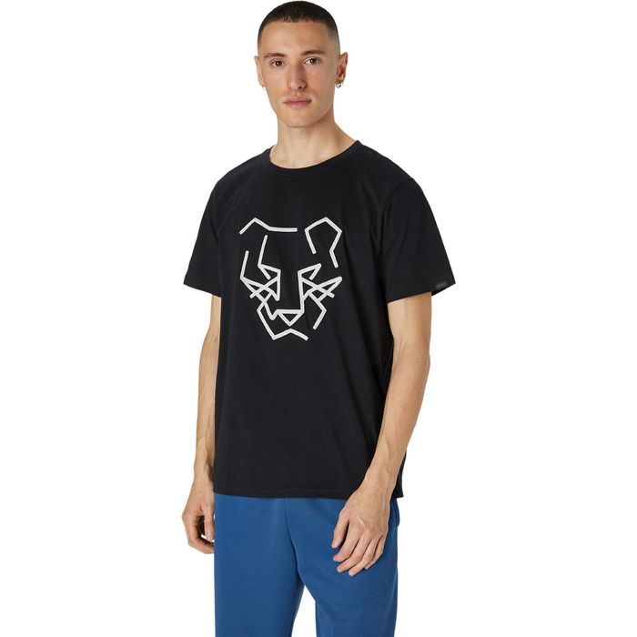 Ropa-ASICS---m-dt-graphic-ss-tee---Masculino---Negro