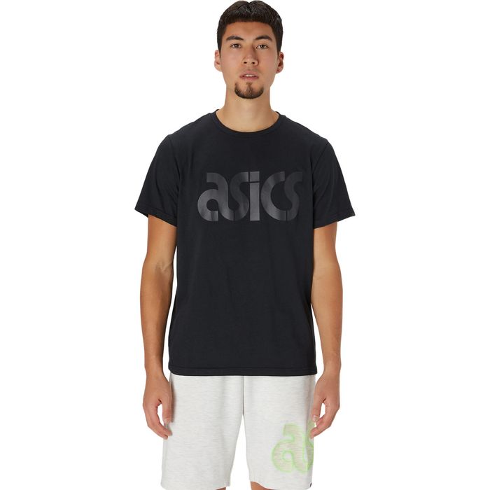 Ropa-ASICS---m-bubble-logo-graphic-ss-tee---Masculino---Negro