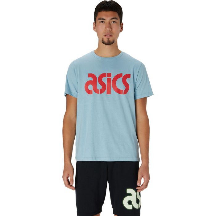 Ropa-ASICS---m-bubble-logo-graphic-ss-tee---Masculino---Azul