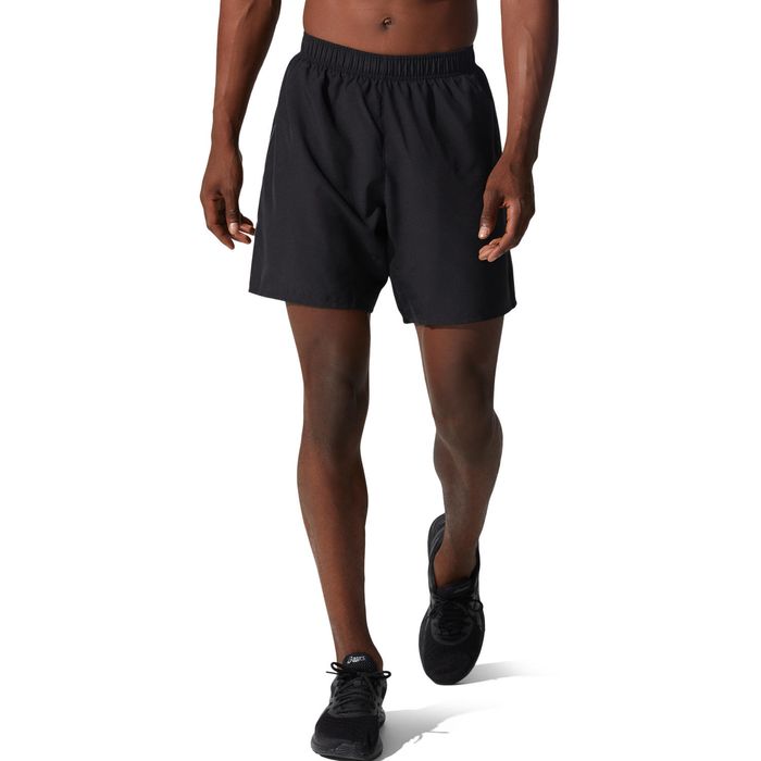 Shorts-ASICS-Silver-2-N-1-7-In---Masculino---Negro