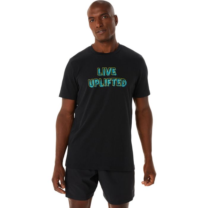 Camiseta-ASICS-Live-Uplifted-Graphic-Tee---Masculino---Negro