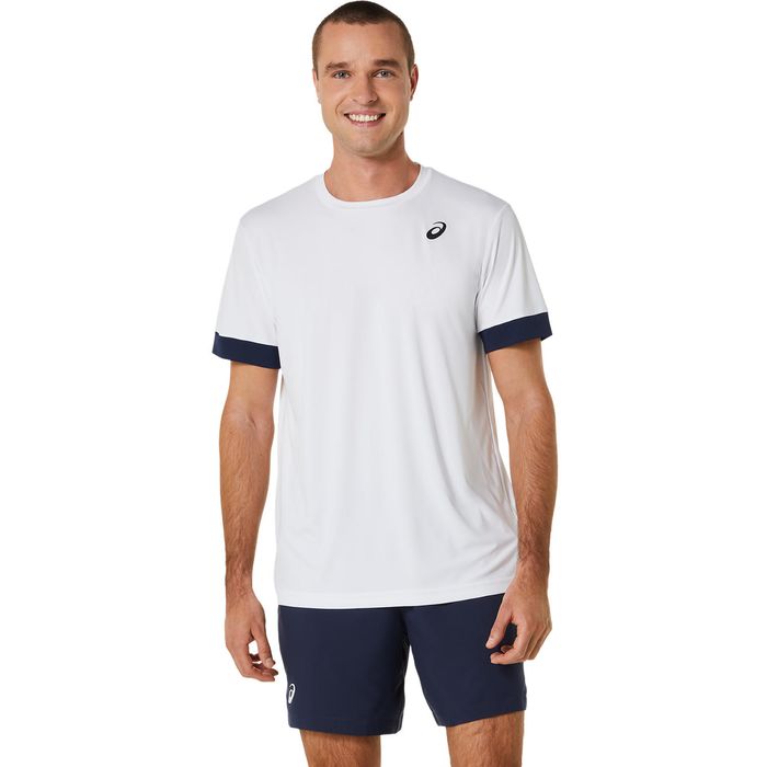 Camiseta ASICS Court SS Top Masculino Blanco NEW Asics Colombia