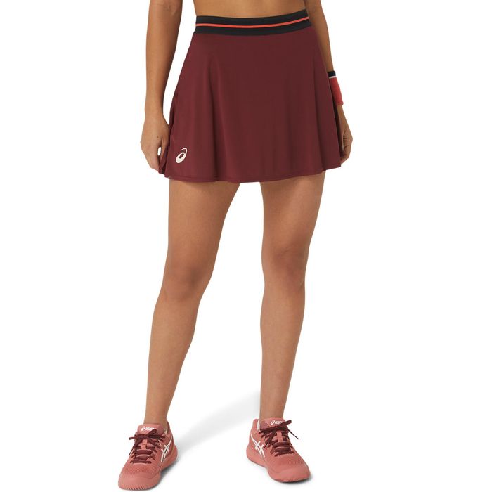 Falda-ASICS-Women-Match-Skort---Femenino---Rojo