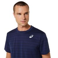 Camiseta-ASICS-Men-Court-Stripe-SS-Top---Masculino---Azul