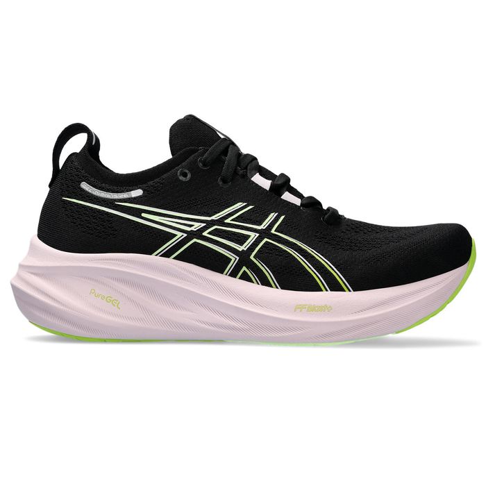 Tenis ASICS GEL-Nimbus 26 Femenino Negro NEW Asics Colombia