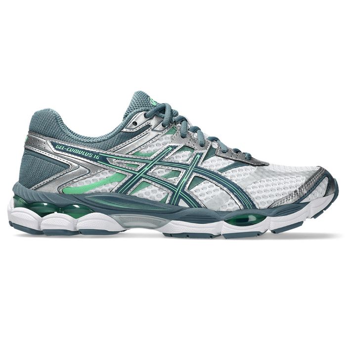 Tenis ASICS Gel-Cumulus 16 Unisex Blanco NEW Asics