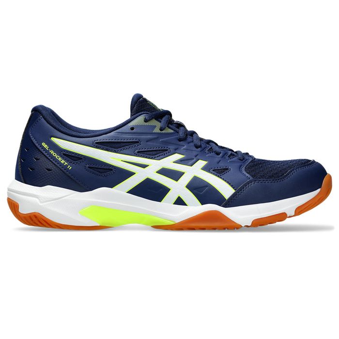 Tenis ASICS GEL-Rocket 11 Masculino Azul NEW Asics Colombia